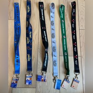 Lot of 5 NBA Lanyards NWT